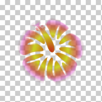 SVG Decorative flower with glowing effect SVG Decorative flower with glowing effect