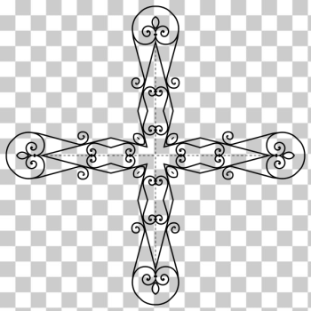 SVG Decorative geometrical cross SVG Decorative geometrical cross