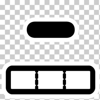 SVG Delete table row symbol
