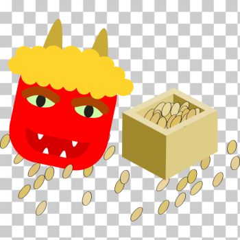 SVG Demon at Setsubun SVG Demon at Setsubun