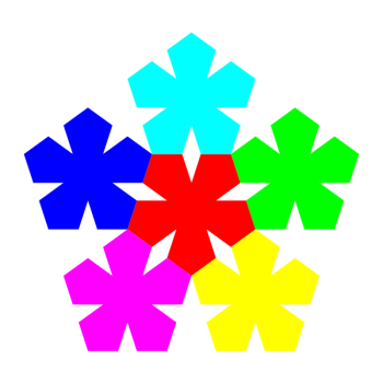 SVG Dented pentagons SVG Dented pentagons
