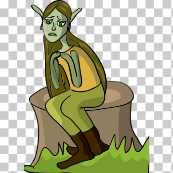 SVG Depressed elf SVG Depressed elf