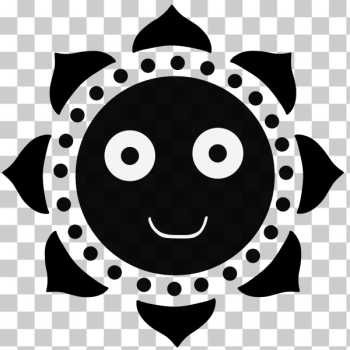 SVG Design sun smilie black SVG Design sun smilie black