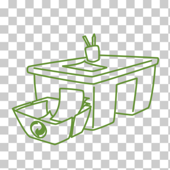 SVG Desk and trash SVG Desk and trash