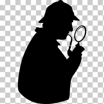 SVG Detective vector silhouette image SVG Detective vector silhouette image