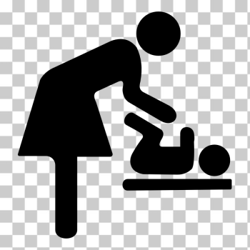 SVG Diaper change symbol