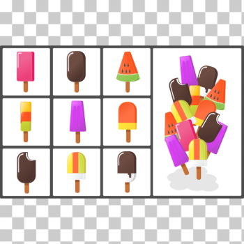 SVG Different ice creams set SVG Different ice creams set
