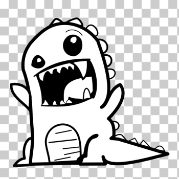 SVG Dinosaur cartoon vector SVG Dinosaur cartoon vector