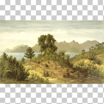 SVG Distant nature scene SVG Distant nature scene