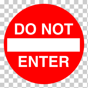 SVG Do not enter traffic sign vector image