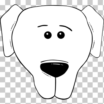 SVG Dog Face Cartoon - World Label SVG Dog Face Cartoon - World Label