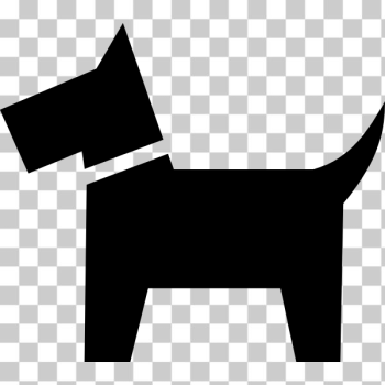 SVG Dog icon silhouette