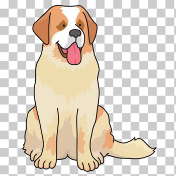 SVG dog - Saint Bernard SVG dog - Saint Bernard