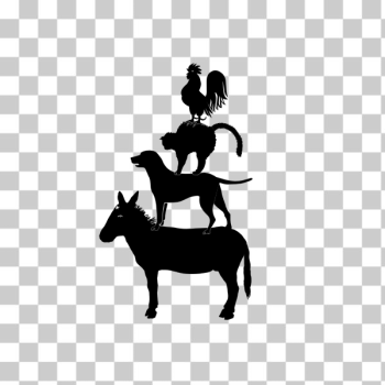 SVG Domestic animals