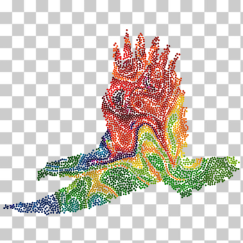 SVG Dotted eagle SVG Dotted eagle