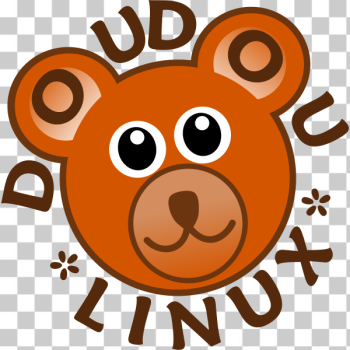 SVG DoudouLinux Logo - Operating System fun and accessible for kids from 2 to 12 years old