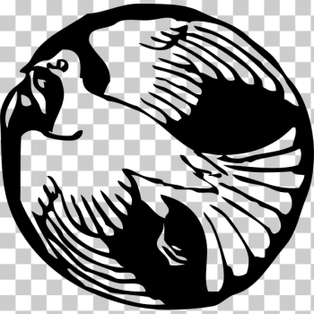SVG dove in circle SVG dove in circle