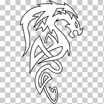 SVG Drache vereinfacht SVG Drache vereinfacht