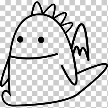 SVG Draghetto cartoon character SVG Draghetto cartoon character