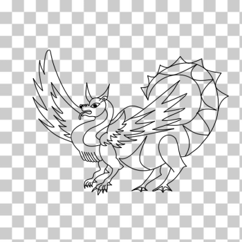SVG dragon