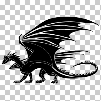 SVG Dragon beast silhouette SVG Dragon beast silhouette