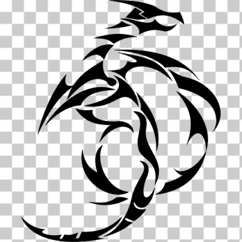 SVG Dragon Tattoo Art SVG Dragon Tattoo Art