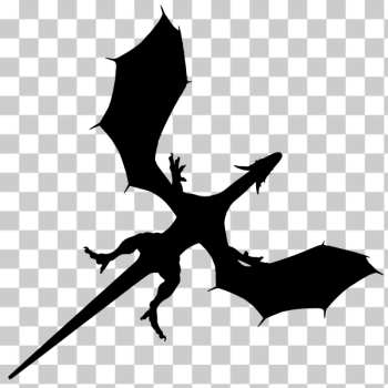 SVG Dragon wingspan silhouette
