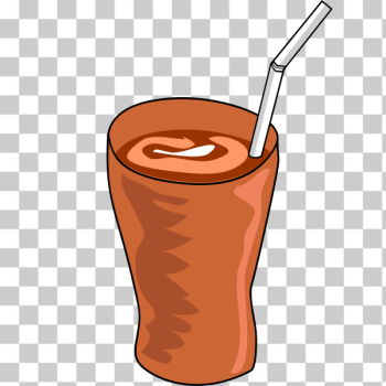 SVG Drink in a glass vector image