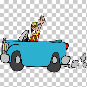 SVG Driving a car illustration SVG Driving a car illustration