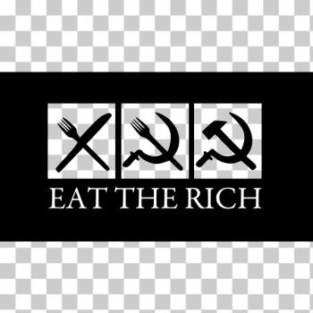 SVG Eat the rich vector image SVG Eat the rich vector image