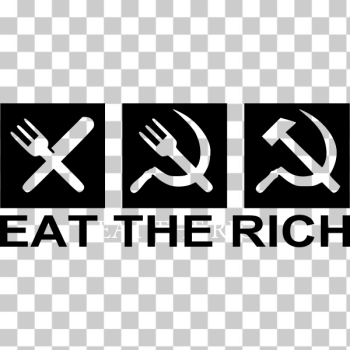 SVG Eat the rich vector sign SVG Eat the rich vector sign