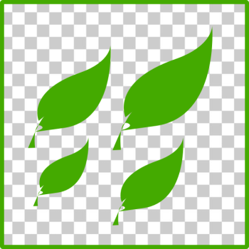 SVG Eco green leaves icon vector image SVG Eco green leaves icon vector image
