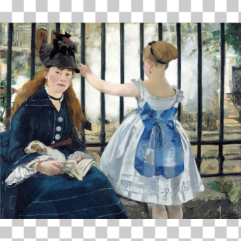 SVG Edouard Manet The Railway 1873 SVG Edouard Manet The Railway 1873
