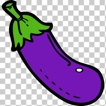 SVG Eggplant clip art SVG Eggplant clip art