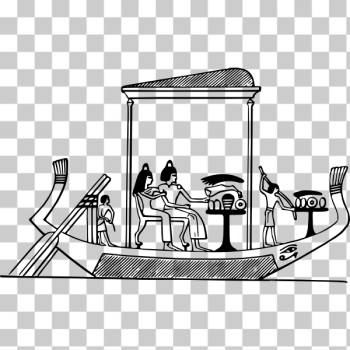 SVG Egyptian boat SVG Egyptian boat
