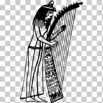 SVG Egyptian musician SVG Egyptian musician