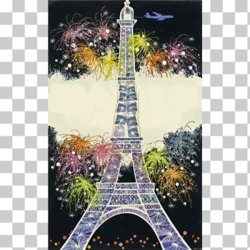 SVG Eiffel Tower tireworks SVG Eiffel Tower tireworks