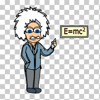 SVG Einstein with equation SVG Einstein with equation