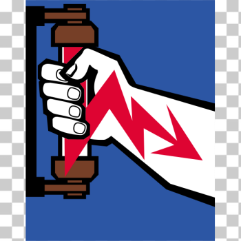 SVG Electric shock warning symbol SVG Electric shock warning symbol