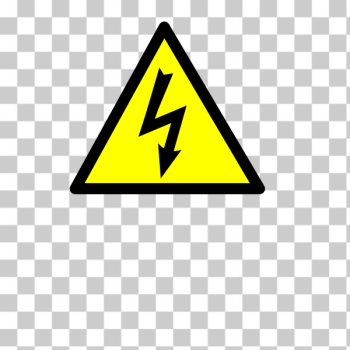 SVG Electricity current danger sign vector image SVG Electricity current danger sign vector image