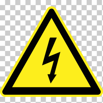 SVG Electricity hazard warning sign vector image SVG Electricity hazard warning sign vector image