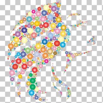 SVG Elegant Woman Circles Prismatic SVG Elegant Woman Circles Prismatic