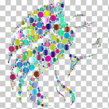 SVG Elegant Woman Circles Prismatic 2 SVG Elegant Woman Circles Prismatic 2