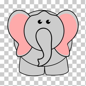 SVG Elephant drawing SVG Elephant drawing