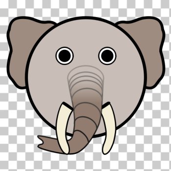SVG Elephant drawing image SVG Elephant drawing image