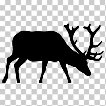 SVG Elk Silhouette