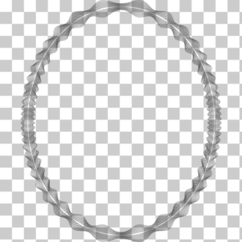 SVG Elliptical Frame thin