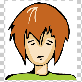 SVG Emo boy avatar vector image SVG Emo boy avatar vector image