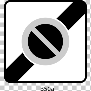 SVG End of controlled parking zone traffic sign vector image SVG End of controlled parking zone traffic sign vector image