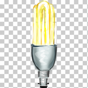 SVG Energy Saving Lightbulb